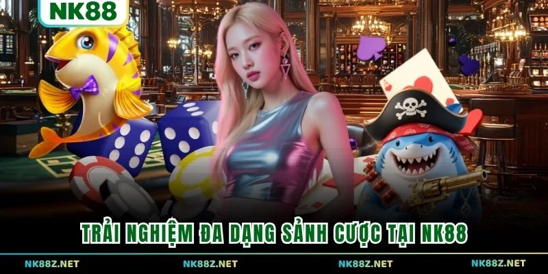 Trải nghiệm đa dạng sảnh cược tại NK88